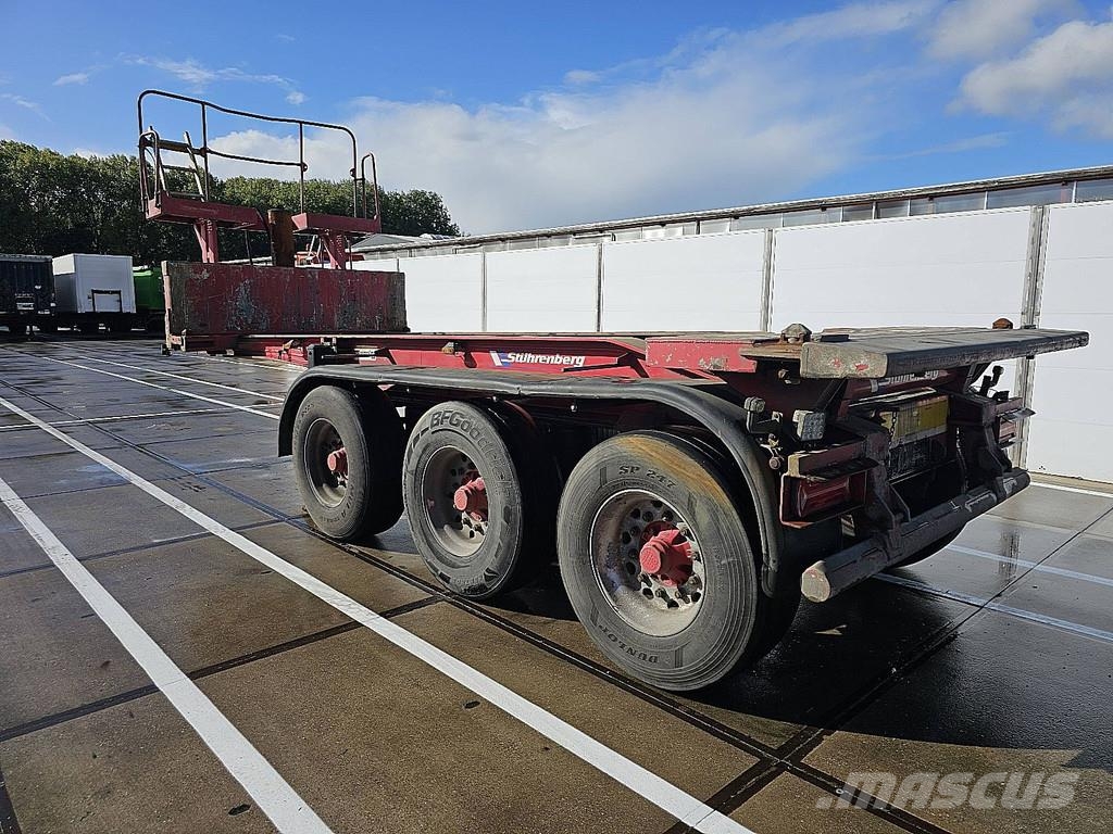 Meiller MSA 27 CK20 3 AXLE BPW 20FT TIPPER Kontejnerske polprikolice