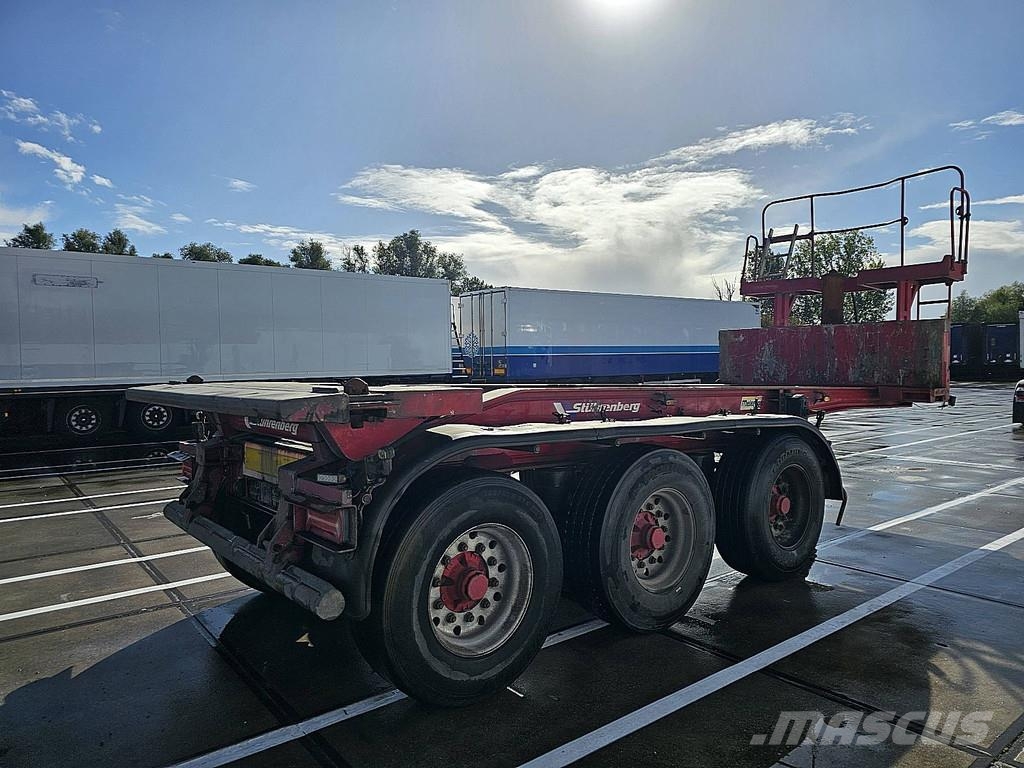 Meiller MSA 27 CK20 3 AXLE BPW 20FT TIPPER Kontejnerske polprikolice