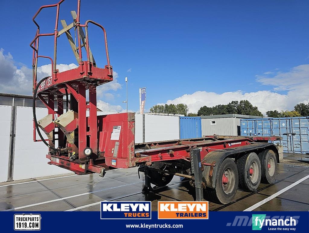 Meiller MSA 27 CK20 3 AXLE BPW 20FT TIPPER Kontejnerske polprikolice