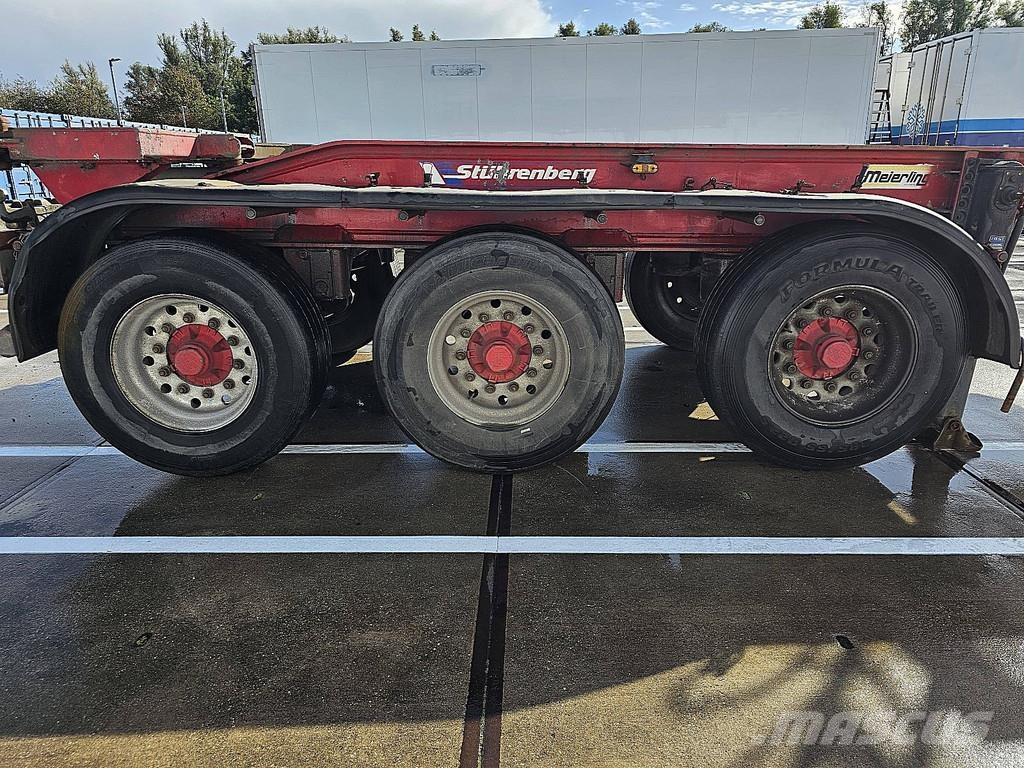 Meiller MSA 27 CK20 3 AXLE BPW 20FT TIPPER Kontejnerske polprikolice