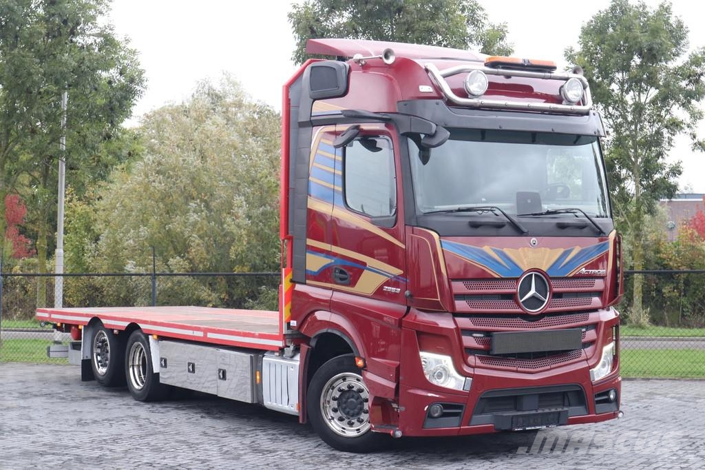 Mercedes-Benz Actros 2553 | 6X2 | RETARDER | 1M FLOOR HEIGHT | E Platós / Ponyvás teherautók
