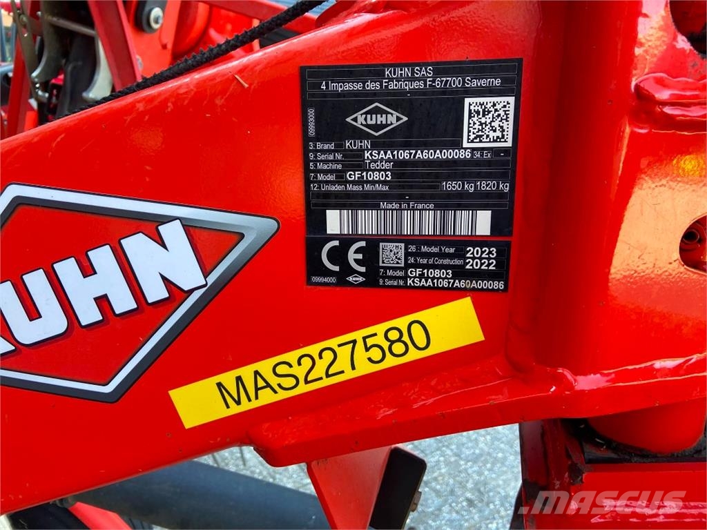 Kuhn GF10803 Ranghinatori