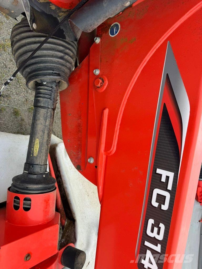 Kuhn FC 314 FF Kosačky namontované a ťahané