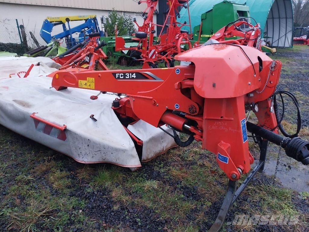 Kuhn FC 314 FF Kosačky namontované a ťahané
