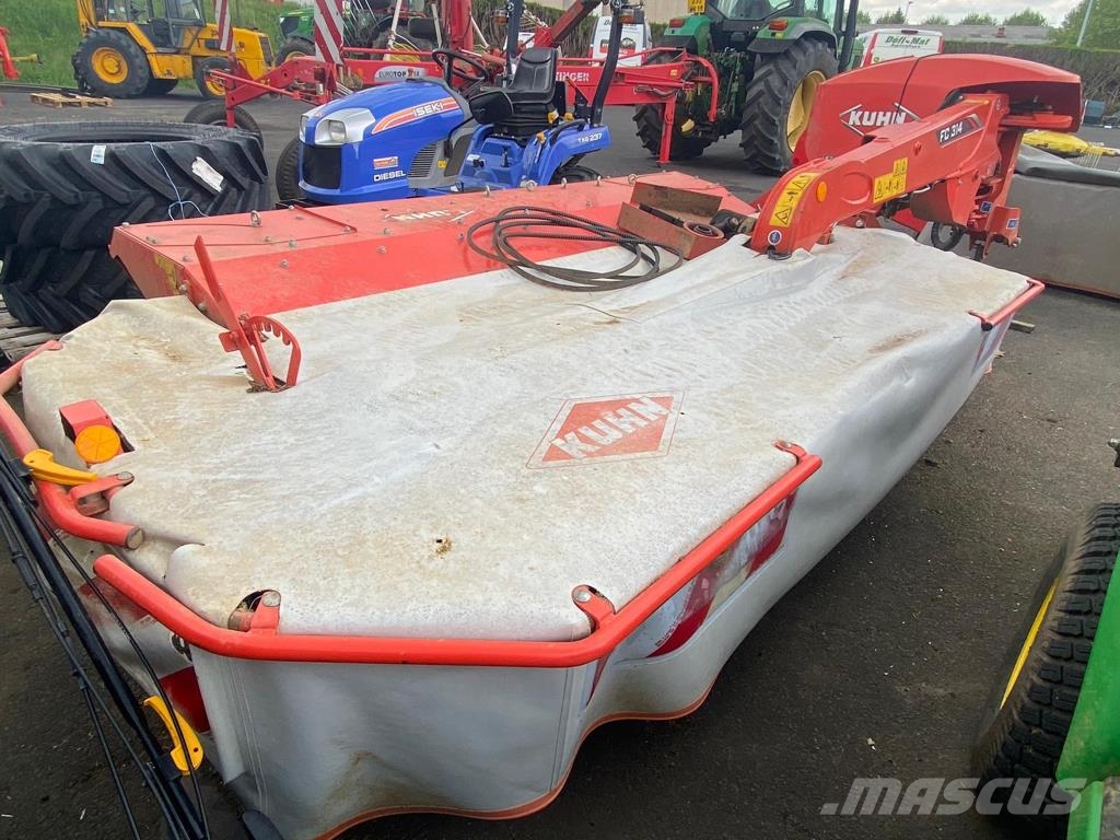 Kuhn FC 314 FF Kosačky namontované a ťahané
