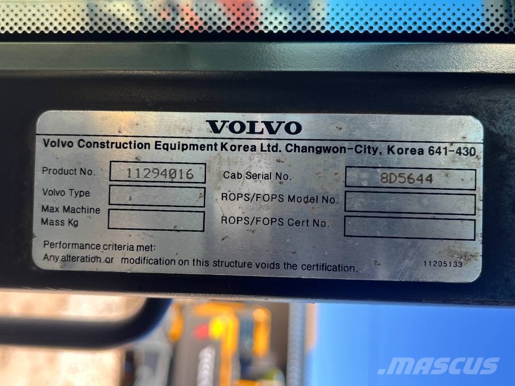Volvo EW 180 C Excavadoras de ruedas
