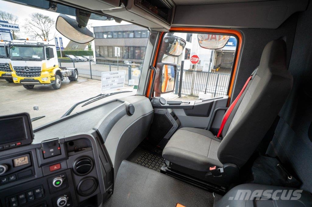 Renault C 430 DXI-6X4+ HIAB 18T/m / 3 EXT Flatbed kamyonlar