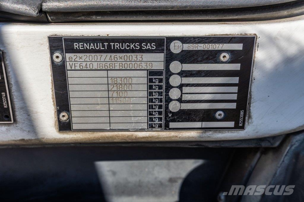 Renault D18.250 DXI+DHOLLANDIA Camion Fourgon