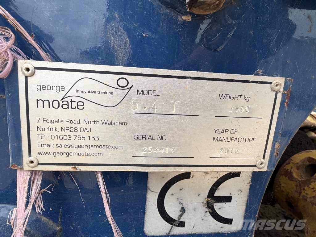  George Moate 5.4T Bed Tiller Scava raccogli patate