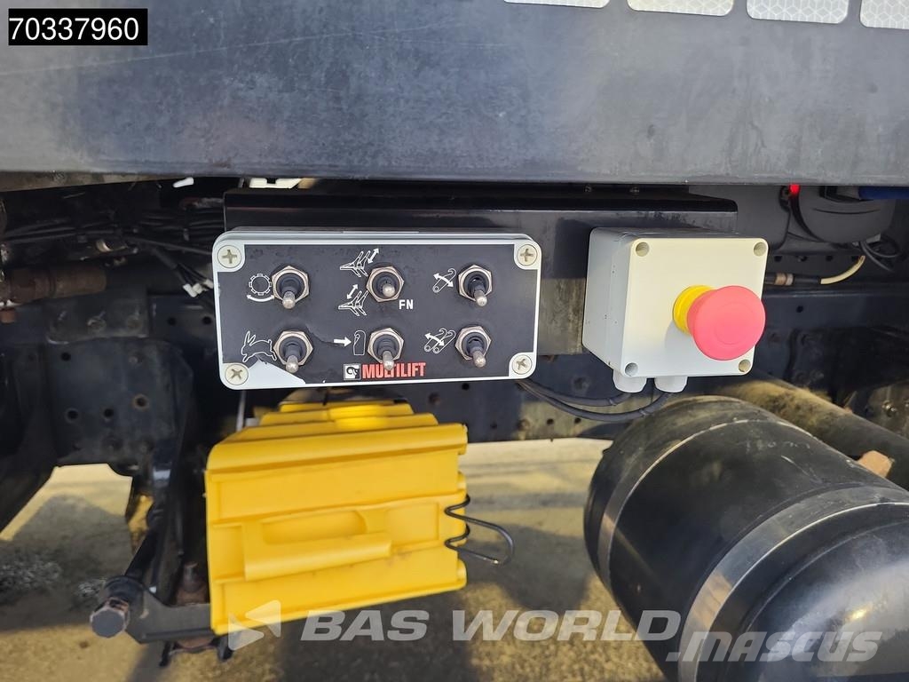 MAN TGM 18.320 4X2 HIAB FTR12 Skiploader Absetzkipper Kravas automašinas konteineru vedeji