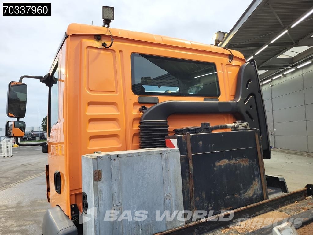 MAN TGM 18.320 4X2 HIAB FTR12 Skiploader Absetzkipper Kravas automašinas konteineru vedeji