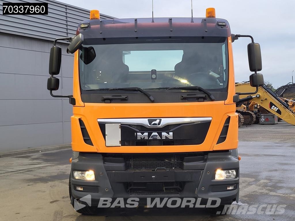 MAN TGM 18.320 4X2 HIAB FTR12 Skiploader Absetzkipper Kravas automašinas konteineru vedeji