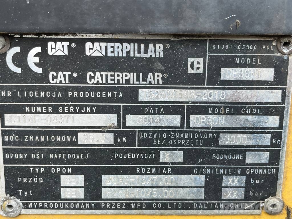 CAT DP30NT V-4246 IO Camiones diesel