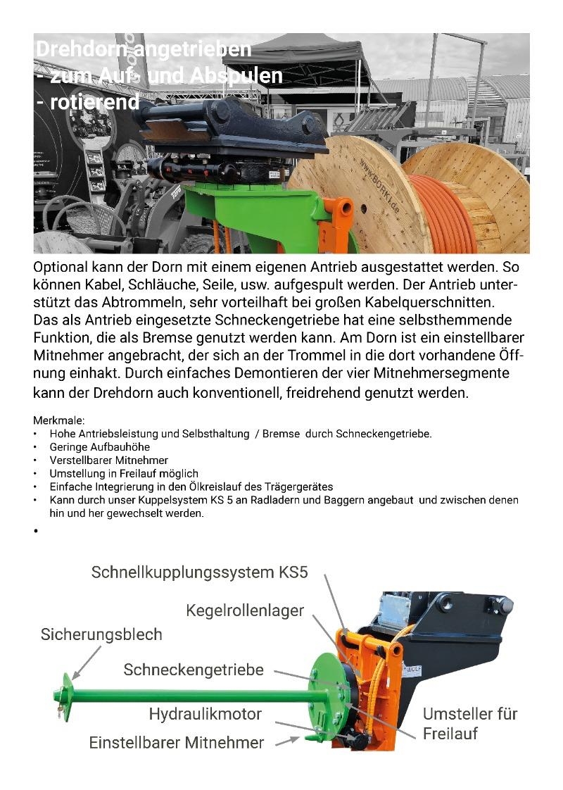 Wolf Dreh- und Transportdorn WDD.75 ماكينات زراعية - غير ذلك