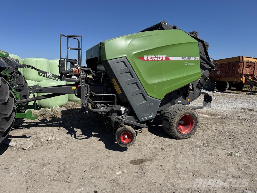 Fendt Rotana 160 v xtra Πρέσες κυλινδρικών δεμάτων