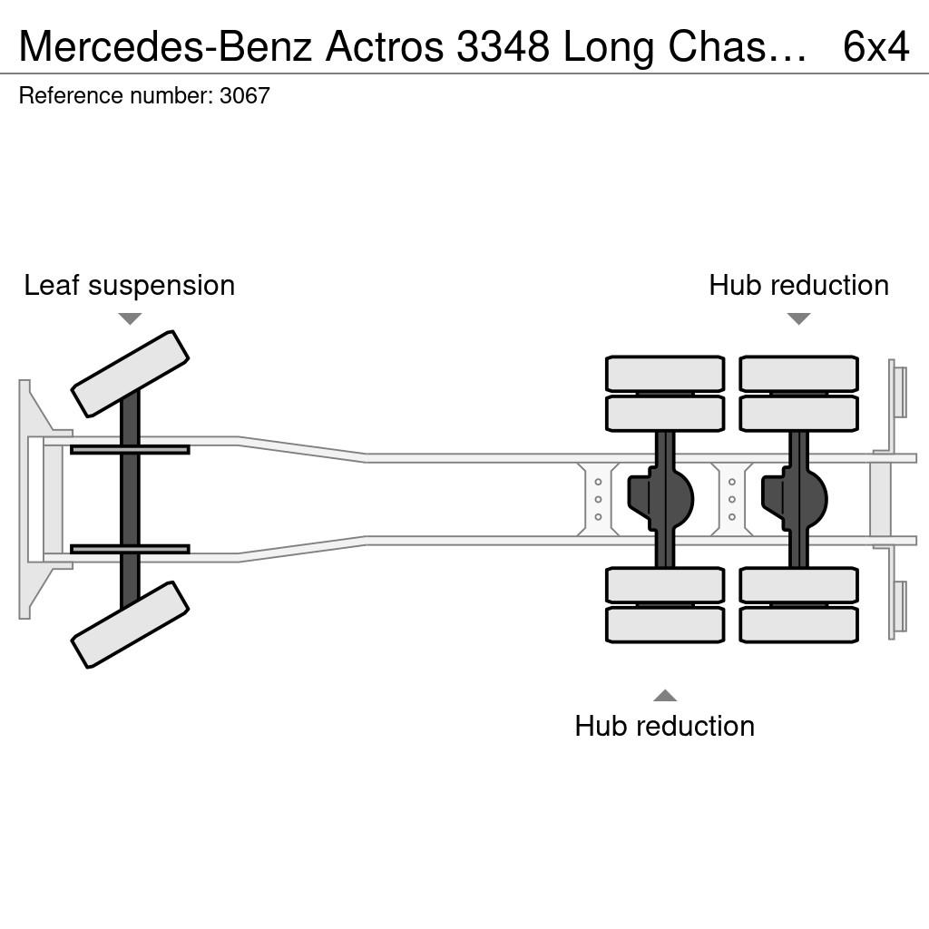 Mercedes-Benz Actros 3348 Long Chassis Cabine - MP3 - 6x4 - V6 - Tovornjaki-šasije