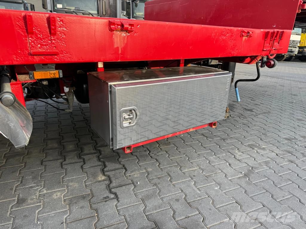 Jumbo 2-assige uitschuifbare semi-dieplader – 4 meter ui Low loader-semi-trailers