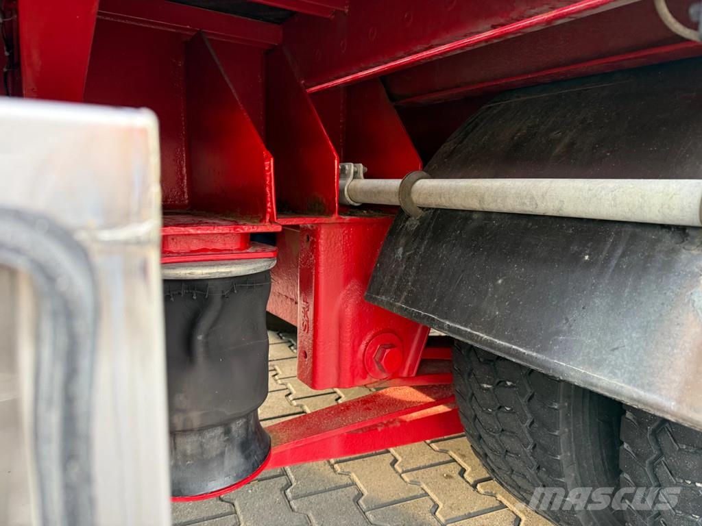 Jumbo 2-assige uitschuifbare semi-dieplader – 4 meter ui Low loader-semi-trailers