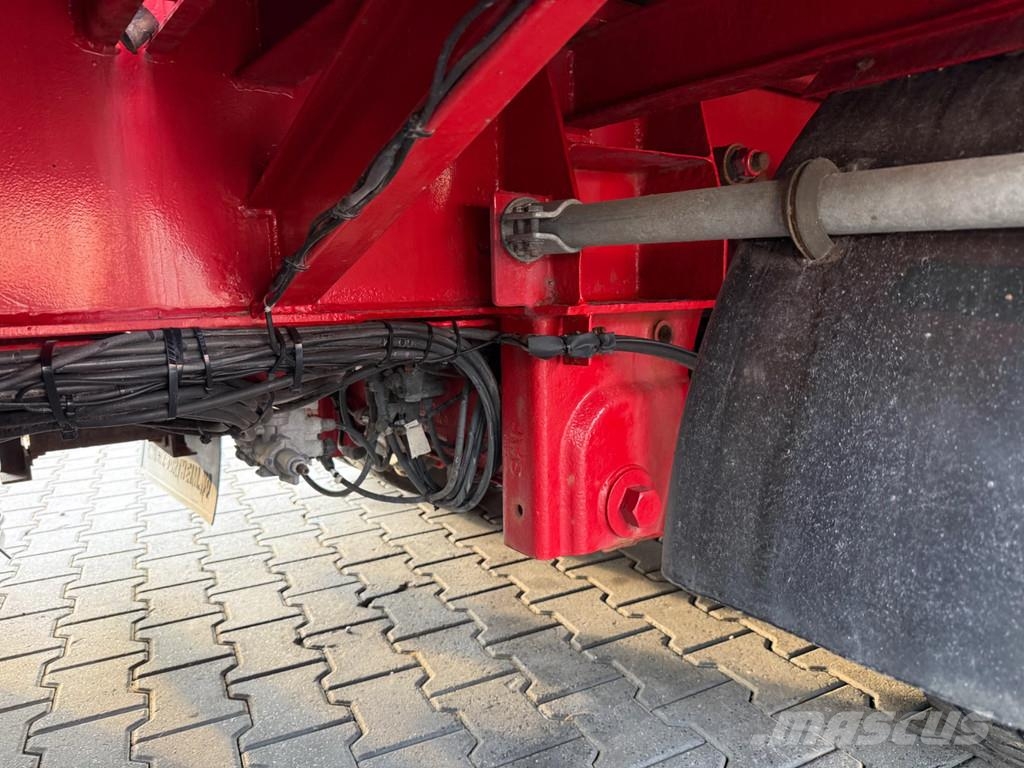 Jumbo 2-assige uitschuifbare semi-dieplader – 4 meter ui Low loader-semi-trailers