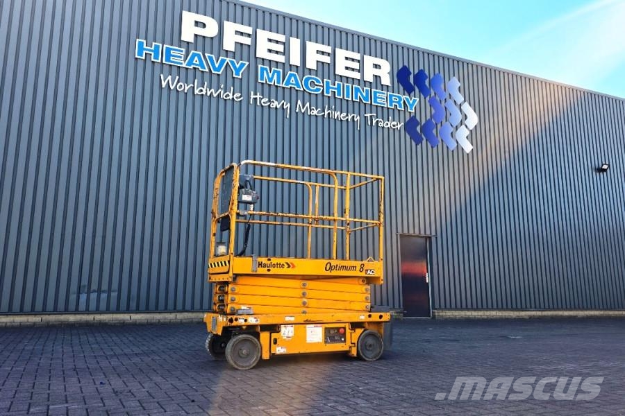 Haulotte Optimum 8 Electric, 7.77m Working Height, 230kg Ca Elevadores de tesoura