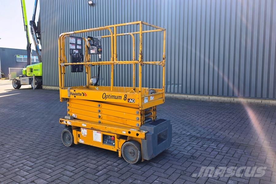 Haulotte Optimum 8 Electric, 7.77m Working Height, 230kg Ca Elevadores de tesoura