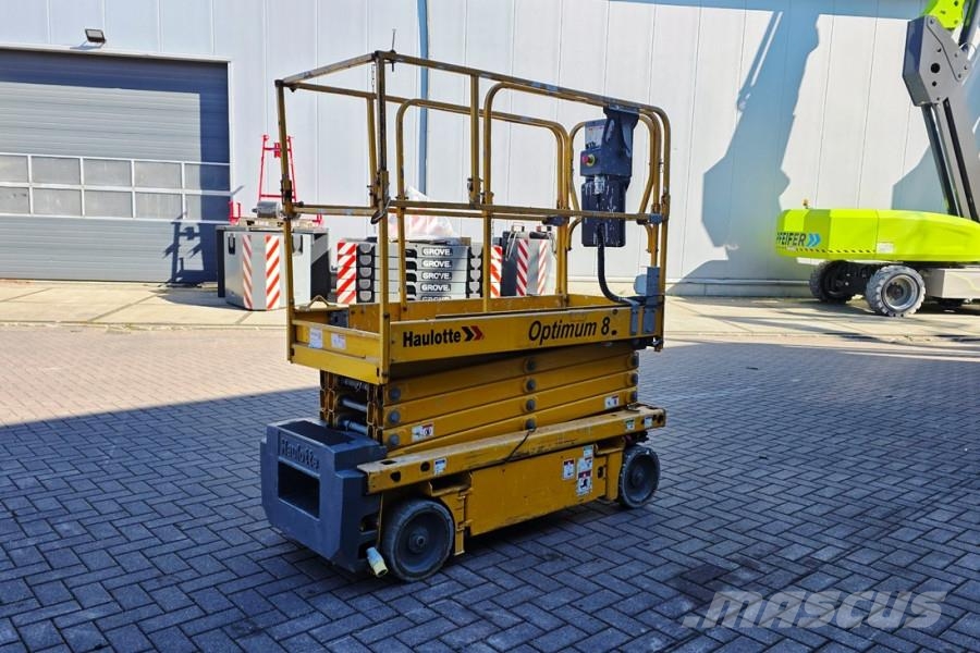 Haulotte Optimum 8 Electric, 7.77m Working Height, 230kg Ca Elevadores de tesoura