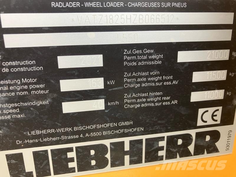 Liebherr L550 Xpower Kolesni nakladalci