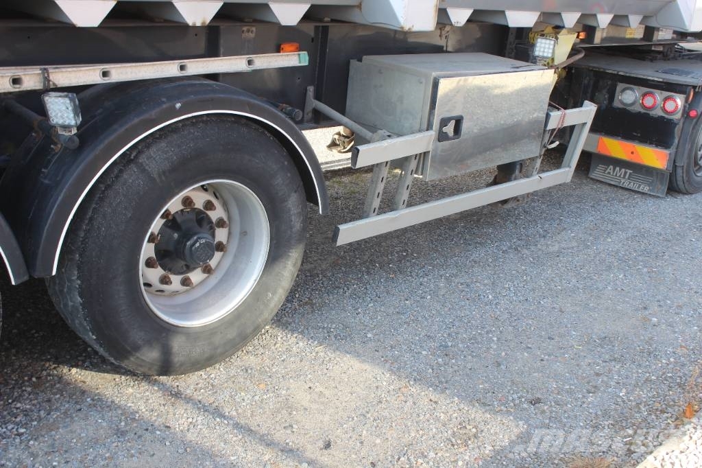AMT TV400 4 akslet 68 m3 skrot trailer Benne semi remorque