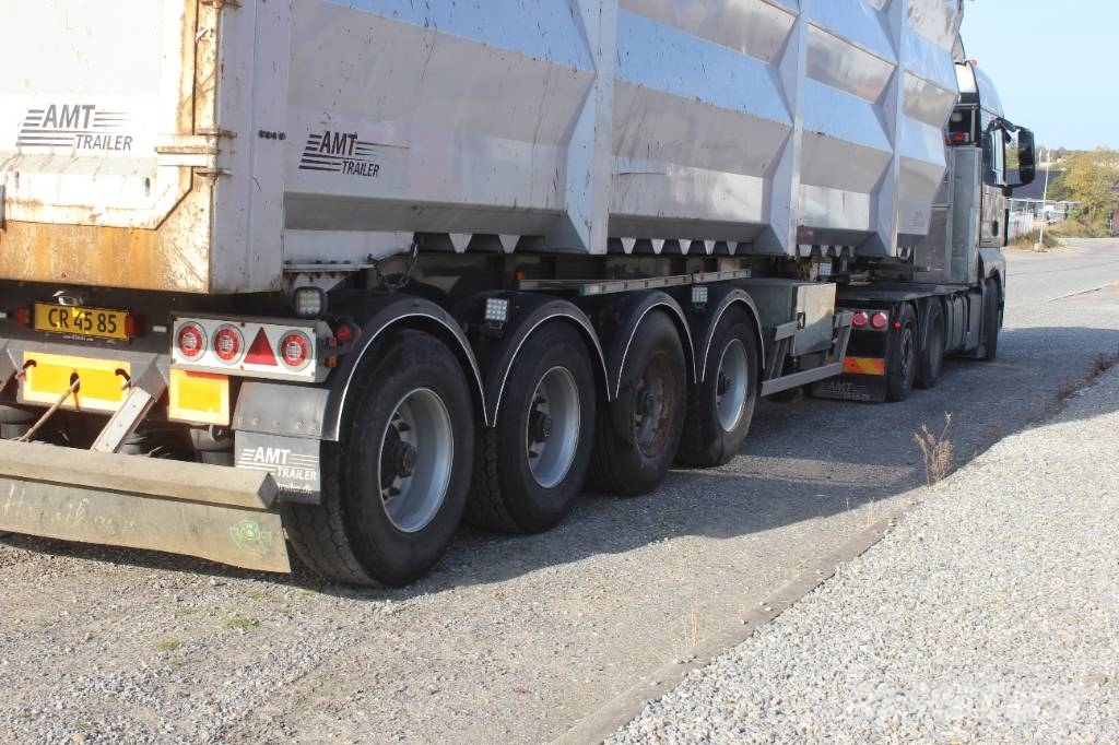 AMT TV400 4 akslet 68 m3 skrot trailer Benne semi remorque