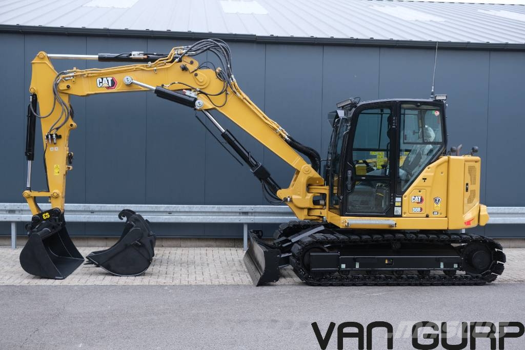 CAT 308 CR | 2022 | 1400h | A/C | verstelgiek Midigraafmachines 7t - 12t