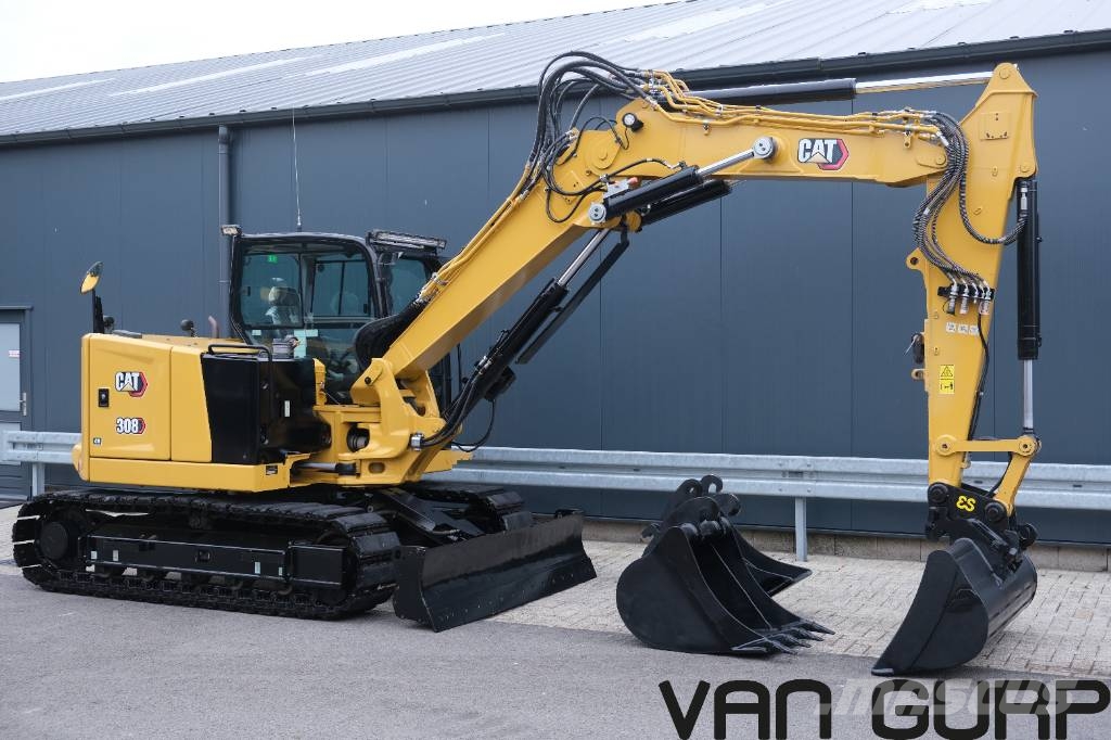 CAT 308 CR | 2022 | 1400h | A/C | verstelgiek Midigraafmachines 7t - 12t