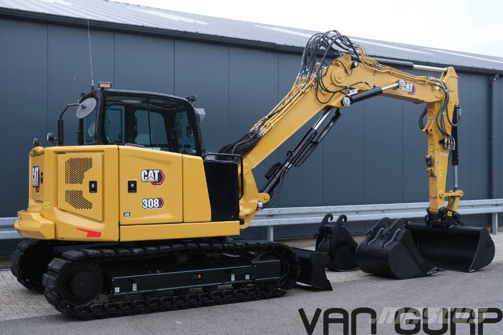 CAT 308 CR | 2022 | 1400h | A/C | verstelgiek Midigraafmachines 7t - 12t