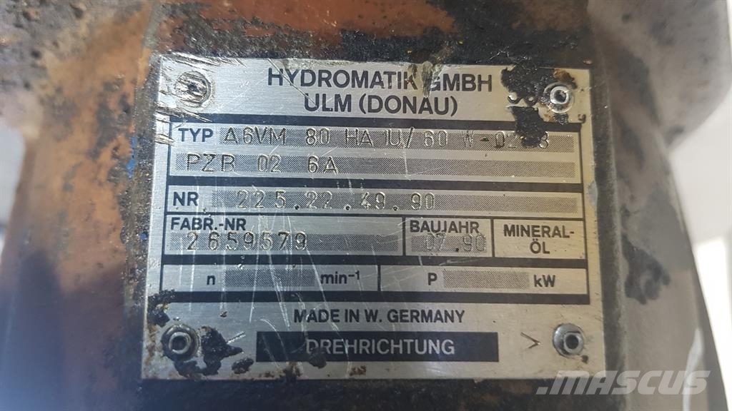 Hydromatik A6VM80HA1U/60W - Drive motor/Fahrmotor/Rijmotor 液压