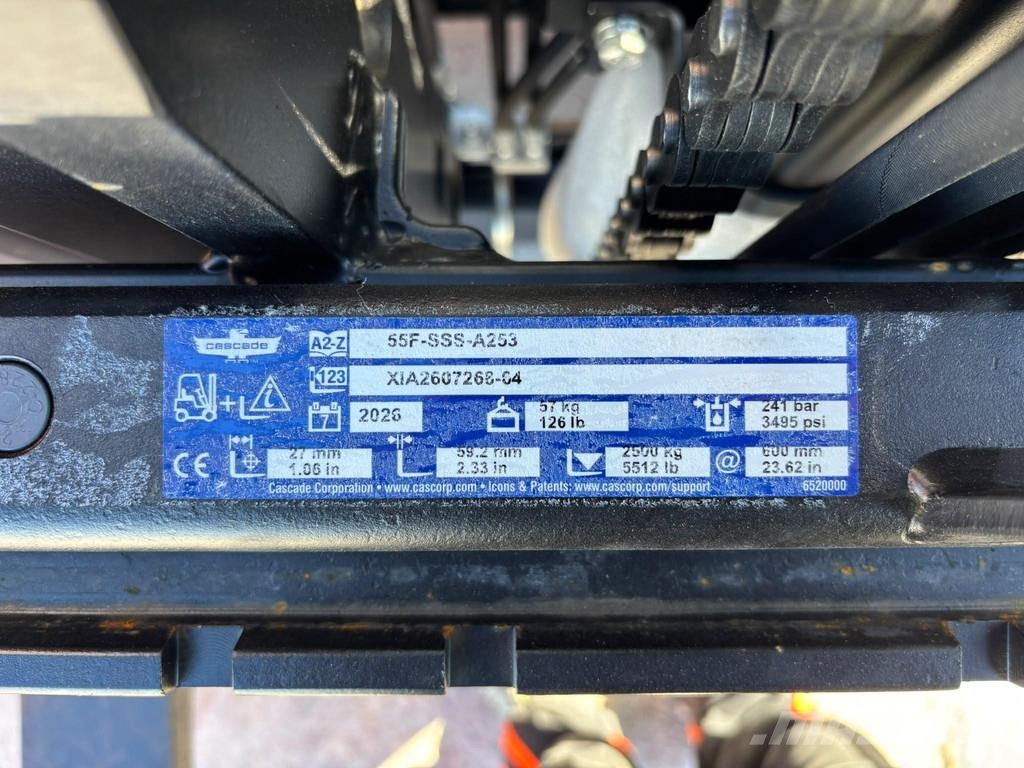 Hangcha CPCD 25 Triplex free lift mast / forks 1220 mm / s شاحنات الديزل