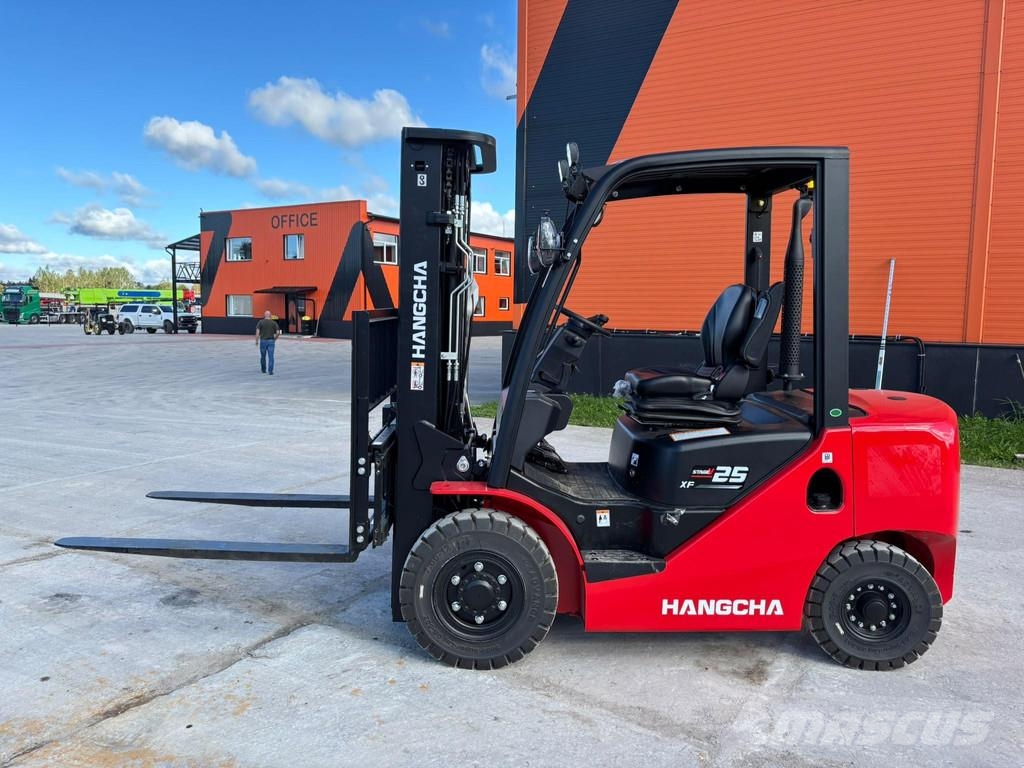 Hangcha CPCD 25 Triplex free lift mast / forks 1220 mm / s شاحنات الديزل