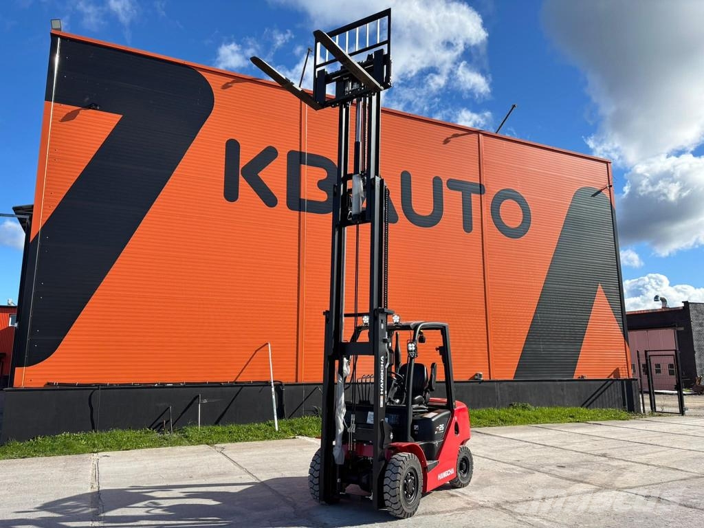 Hangcha CPCD 25 Triplex free lift mast / forks 1220 mm / s شاحنات الديزل