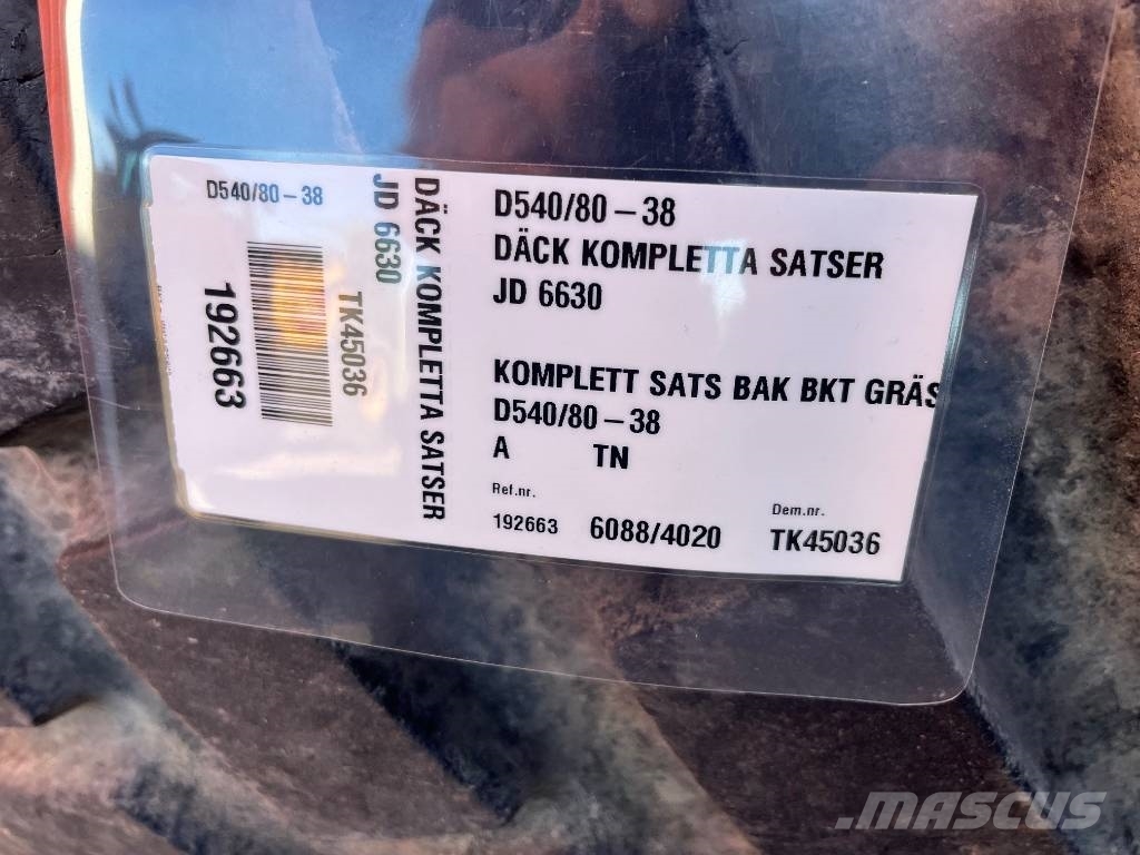 BKT 540/80-38 Ridemax till John Deere 6630 Ελαστικά και ζάντες
