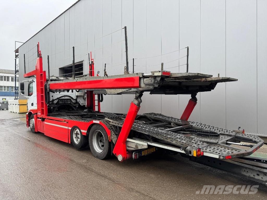 Mercedes-Benz Actros 6X2 EURO 6 + KÄSSBOHRER 2 AXLE BPW TRAILER Camiones portacoches