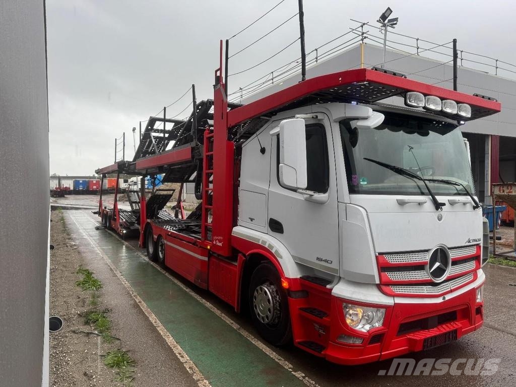 Mercedes-Benz Actros 6X2 EURO 6 + KÄSSBOHRER 2 AXLE BPW TRAILER Oprijwagen