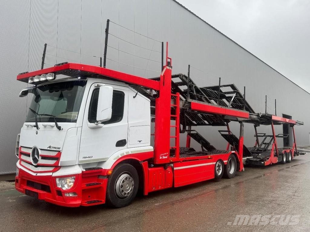 Mercedes-Benz Actros 6X2 EURO 6 + KÄSSBOHRER 2 AXLE BPW TRAILER Автовози