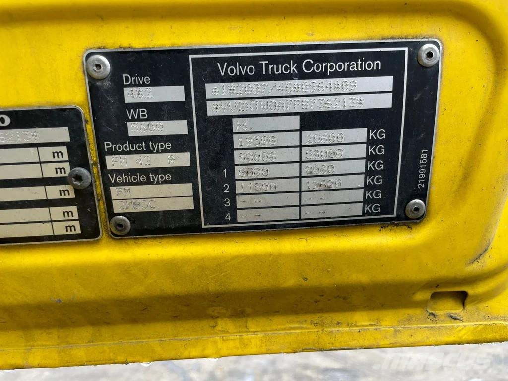 Volvo FM 420 Chassis Cabine Retarder Airconditioning Eur Camiones con chasís y cabina