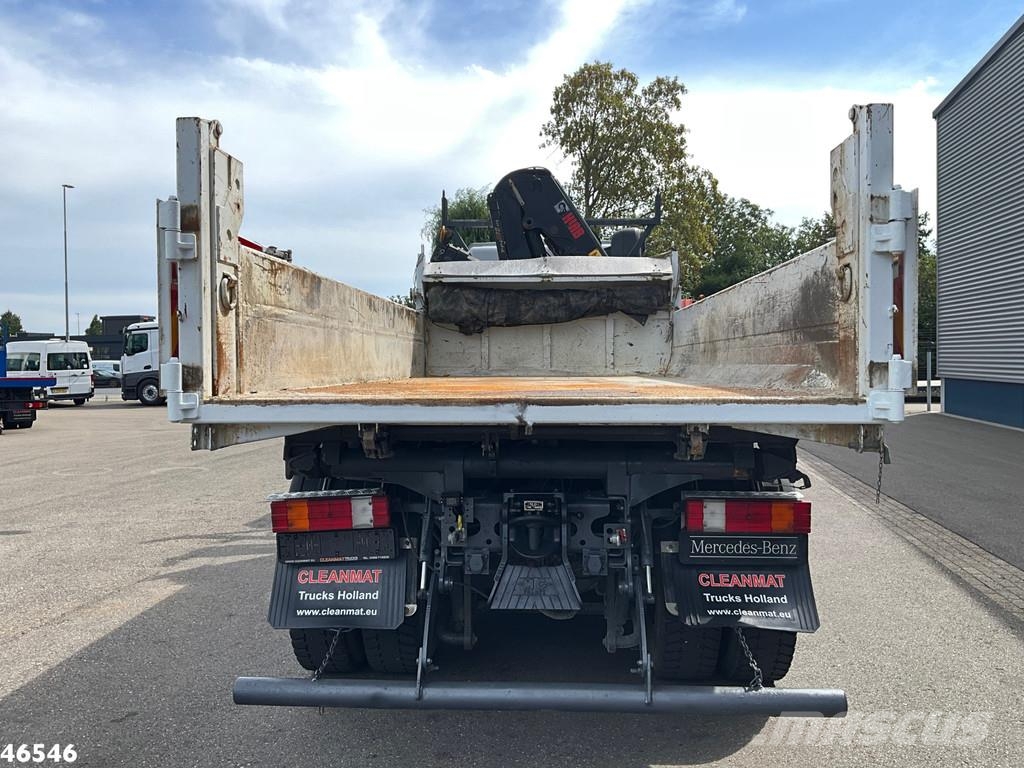 Mercedes-Benz Axor 2636 6x4 Manual Full steel Hiab 14 Tonmeter l Bañeras basculantes usadas