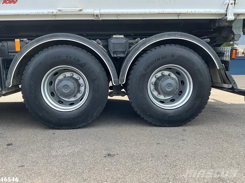 Mercedes-Benz Axor 2636 6x4 Manual Full steel Hiab 14 Tonmeter l Bañeras basculantes usadas