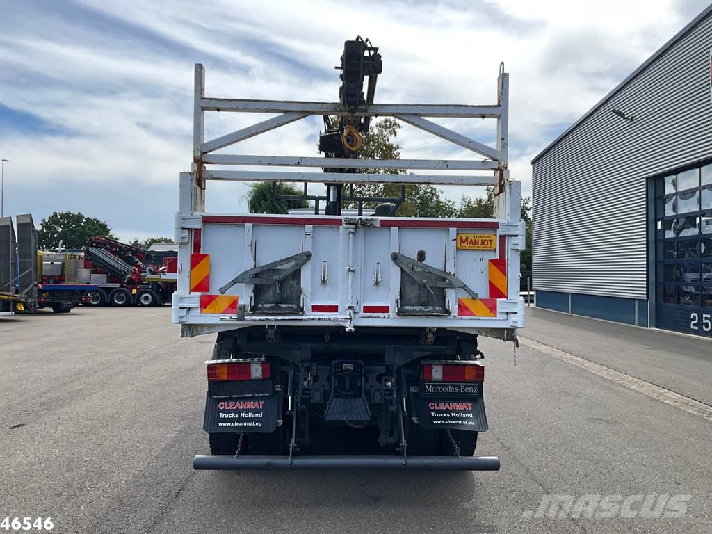 Mercedes-Benz Axor 2636 6x4 Manual Full steel Hiab 14 Tonmeter l Bañeras basculantes usadas