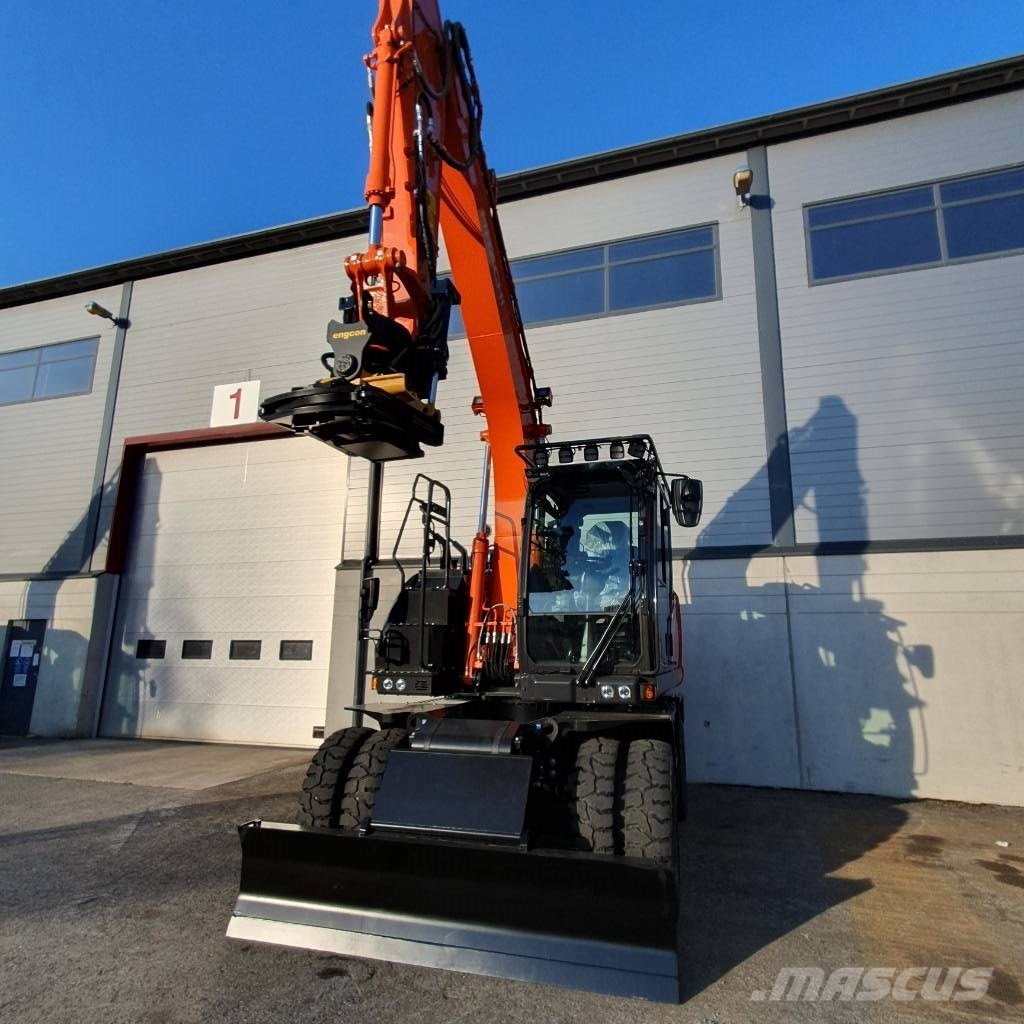 Hitachi ZX150W Pelle sur pneus