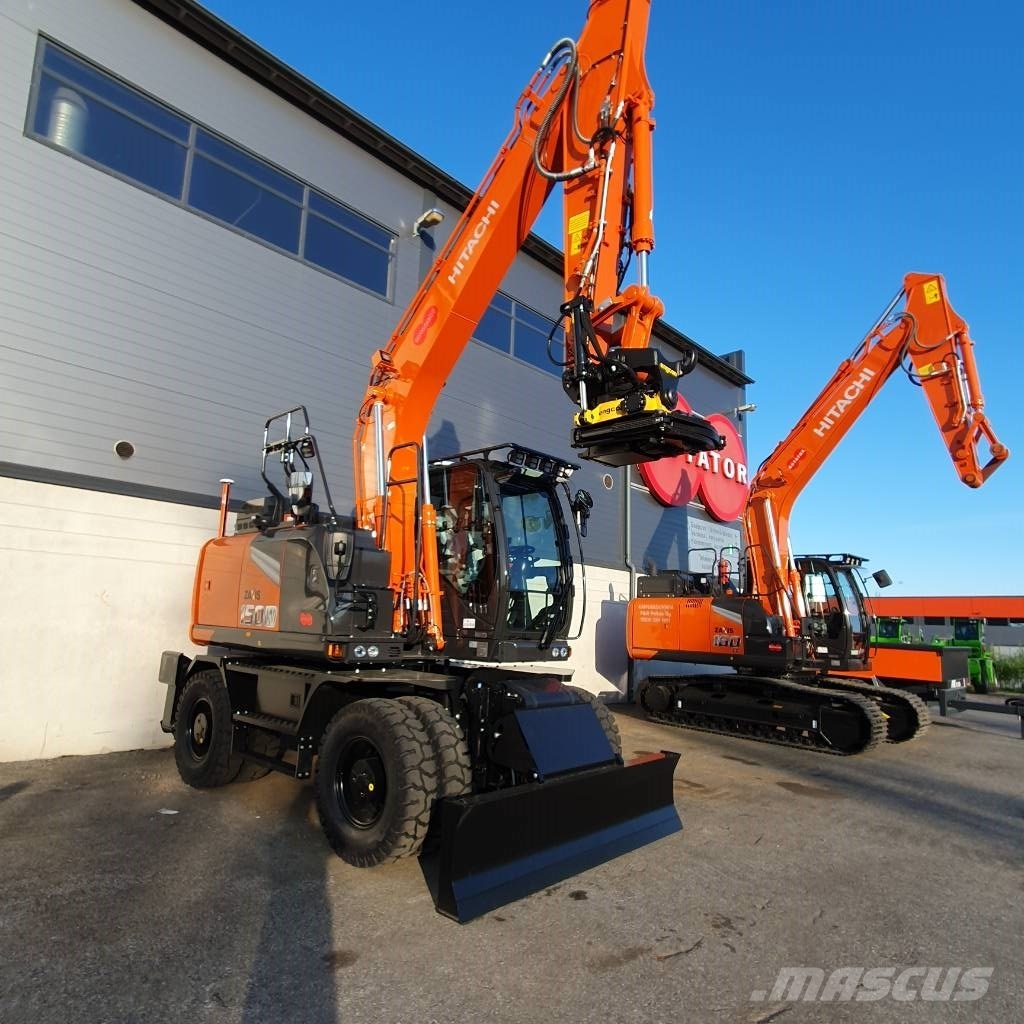 Hitachi ZX150W - wheeled excavators for rent - Mascus UK