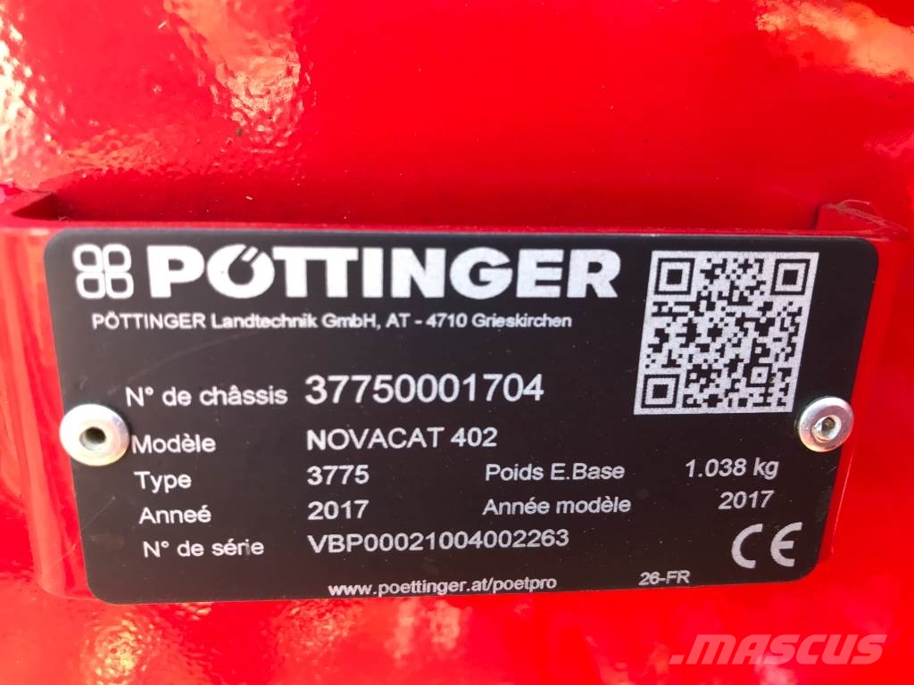 Pöttinger NOVACAT 402 Χορτοκοπτικά