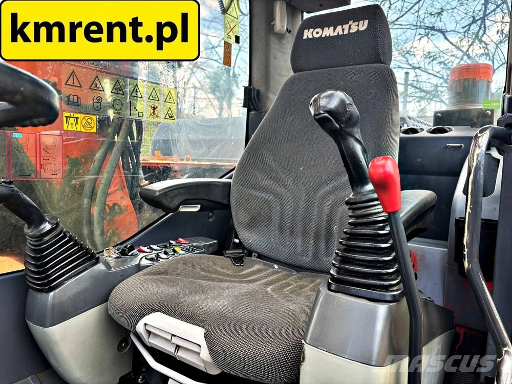 Komatsu PW 148-8 KOPARKA KOŁOWA 2014R. | CAT LIEBHERR 315 Escavatori gommati