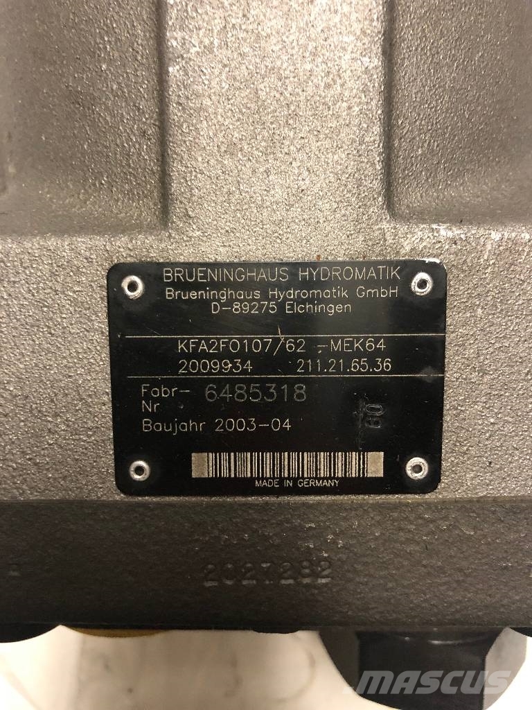 Brueninghaus Hydromatik KFA2FO107/62 -MEK64 其他组件