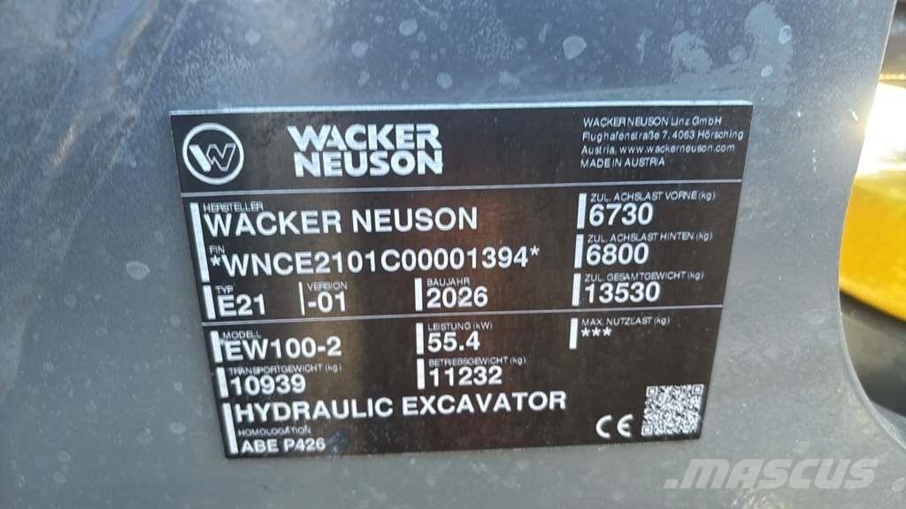 Wacker Neuson EW100 Specialgrävmaskiner